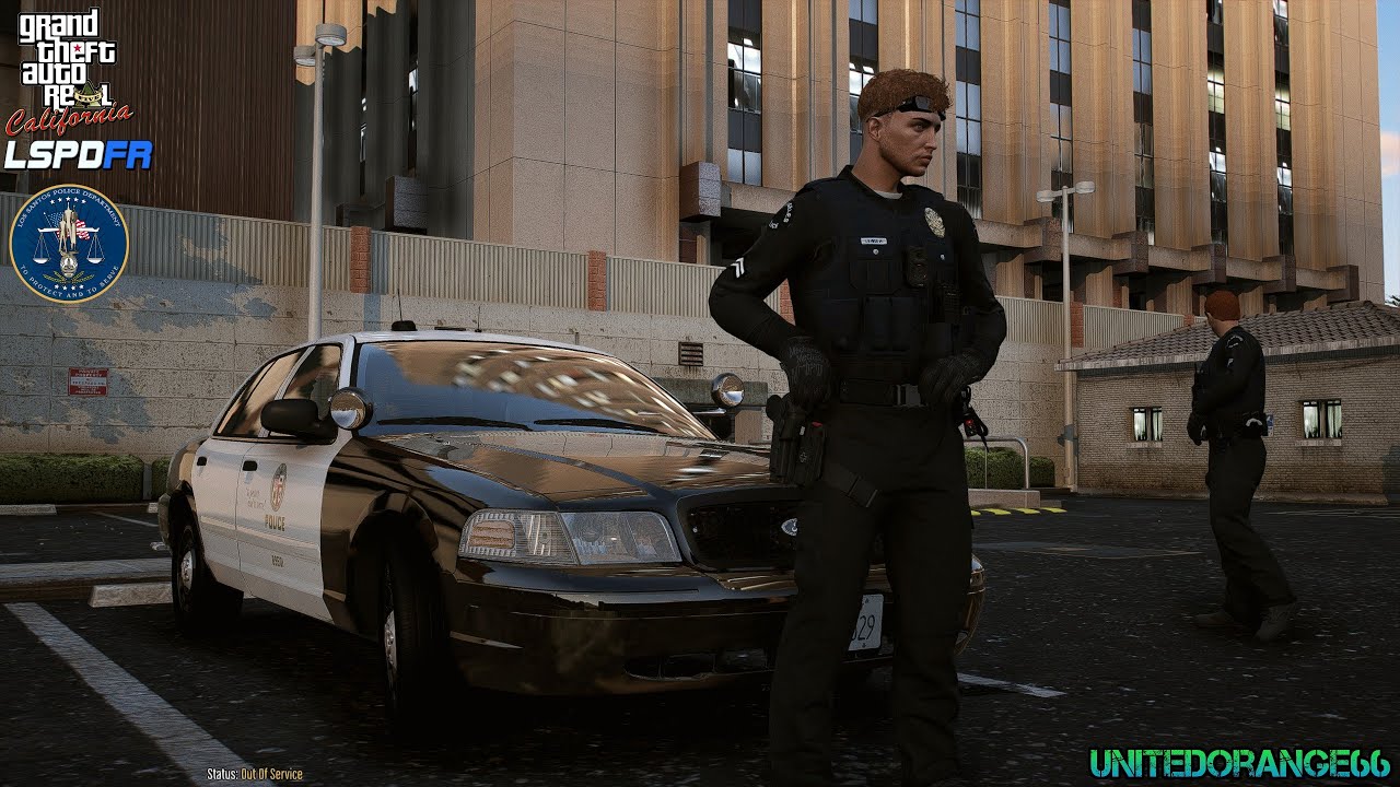 GTA V - LSPDFR 0.4.9🚔 - LA Revo - LAPD - 2005 Hybrid Slicktop CVPI - В погоне за суперкаром - 4K