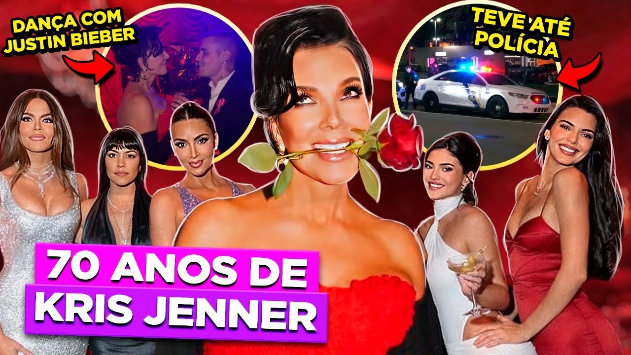A FESTA DE 70 ANOS DA KRIS JENNER - DEU ATÉ POLÍCIA! | Diva Depressão