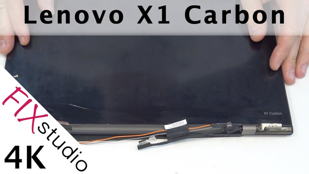 Lenovo X1 Carbon - touchscreen disassemble [4K]