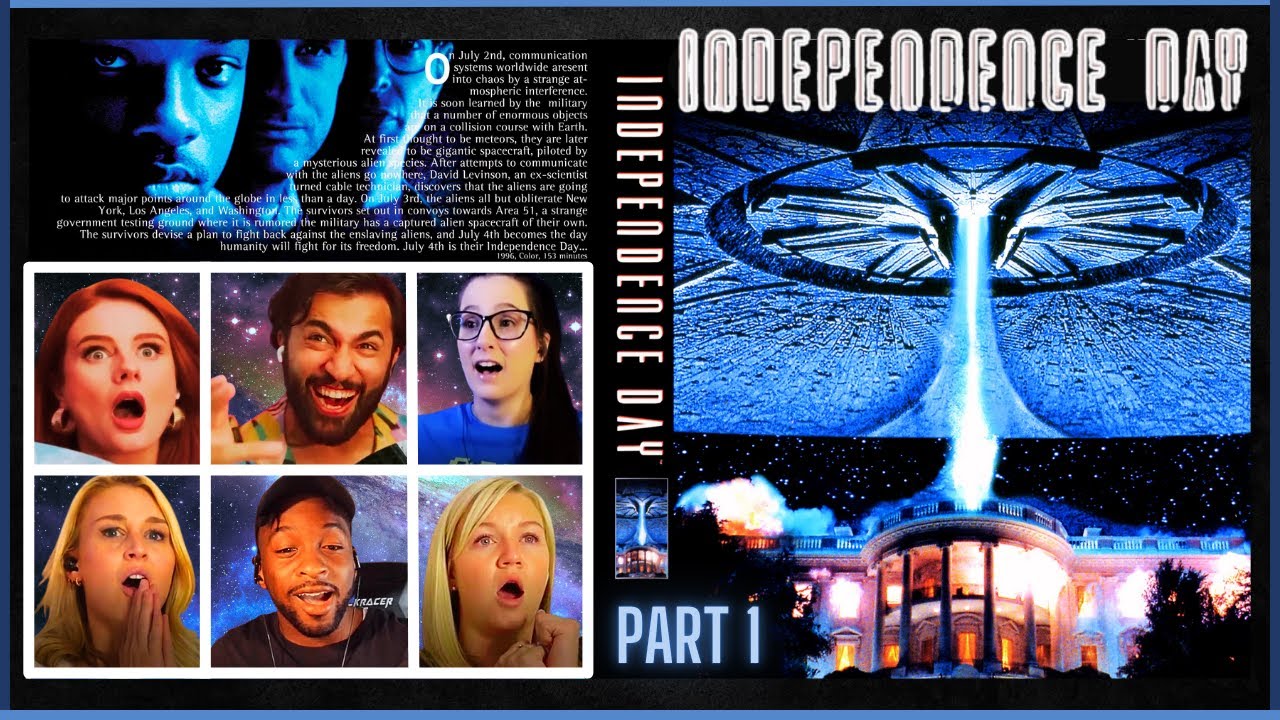 INDEPENDENCE DAY (1996) | FIRST TIME WATCHING | MOVIE REACTION MASHUP Pt. 1