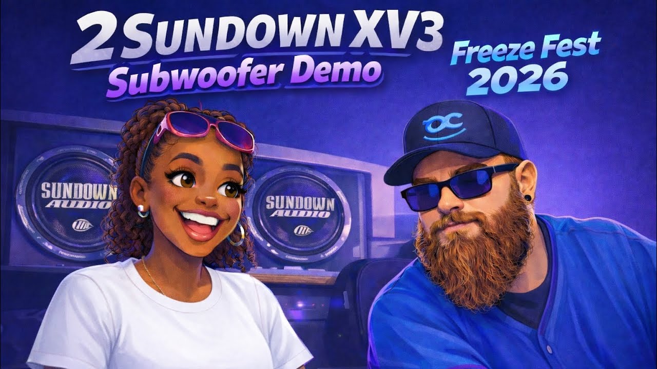 2 Sundown XV3 Subwoofer Demo| Freeze Fest 2026
