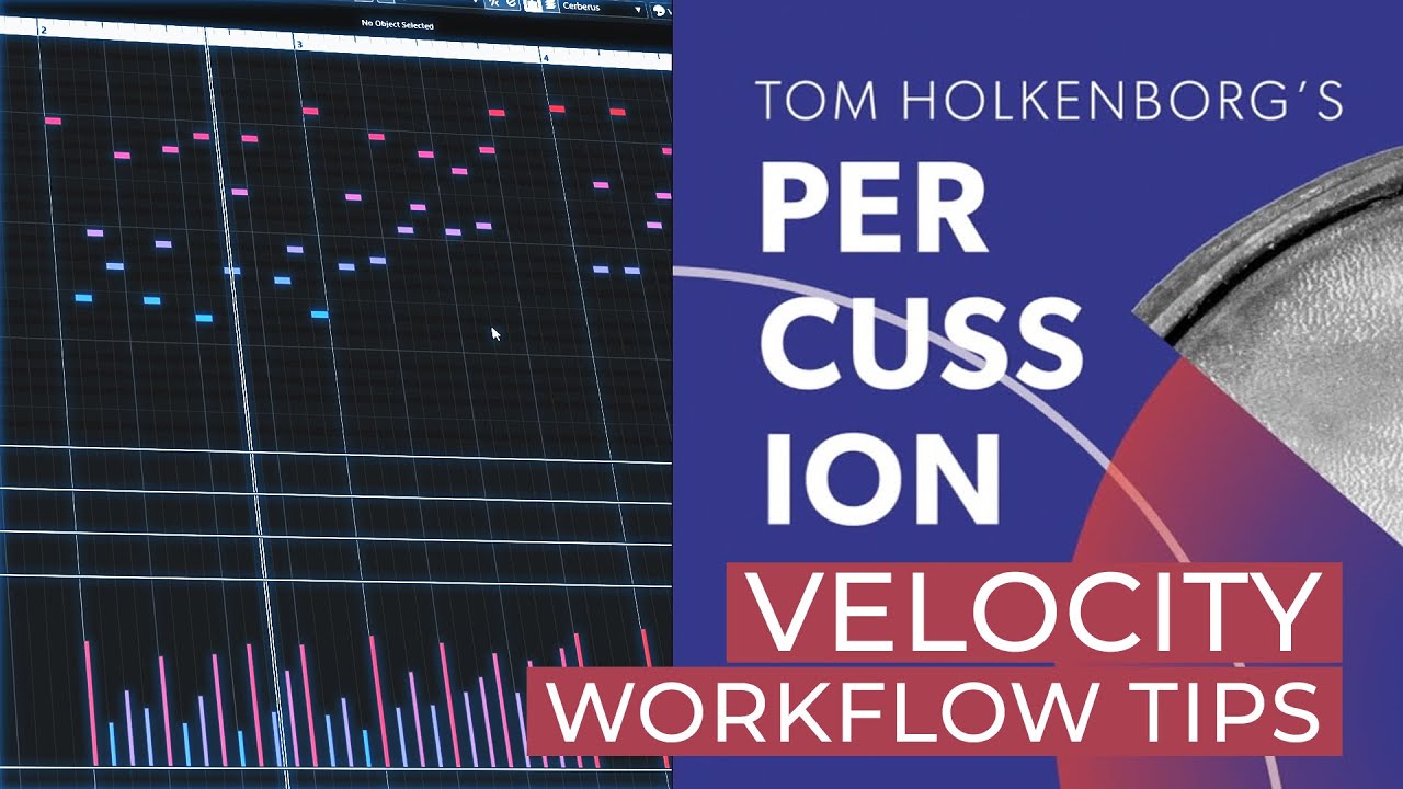 Junkie XL Percussion: How to use velocity to work faster (Cubase Tutorial)