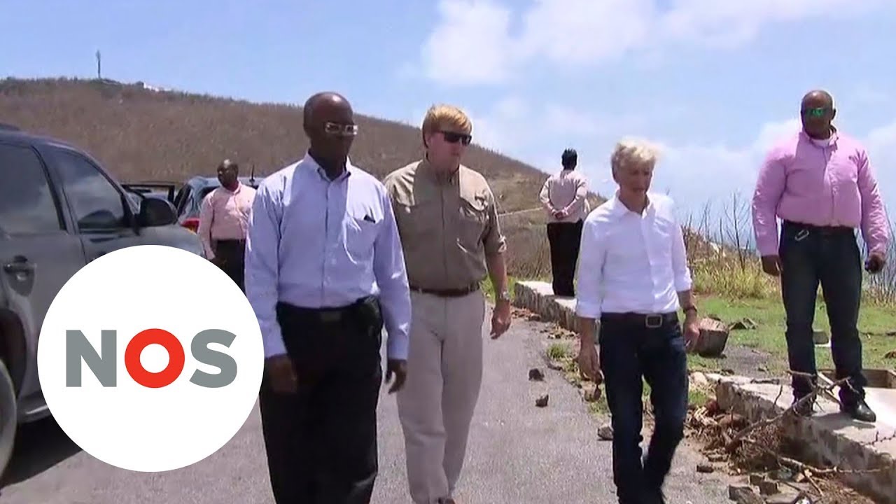 KONING: Willem-Alexander aangekomen op Sint-Maarten