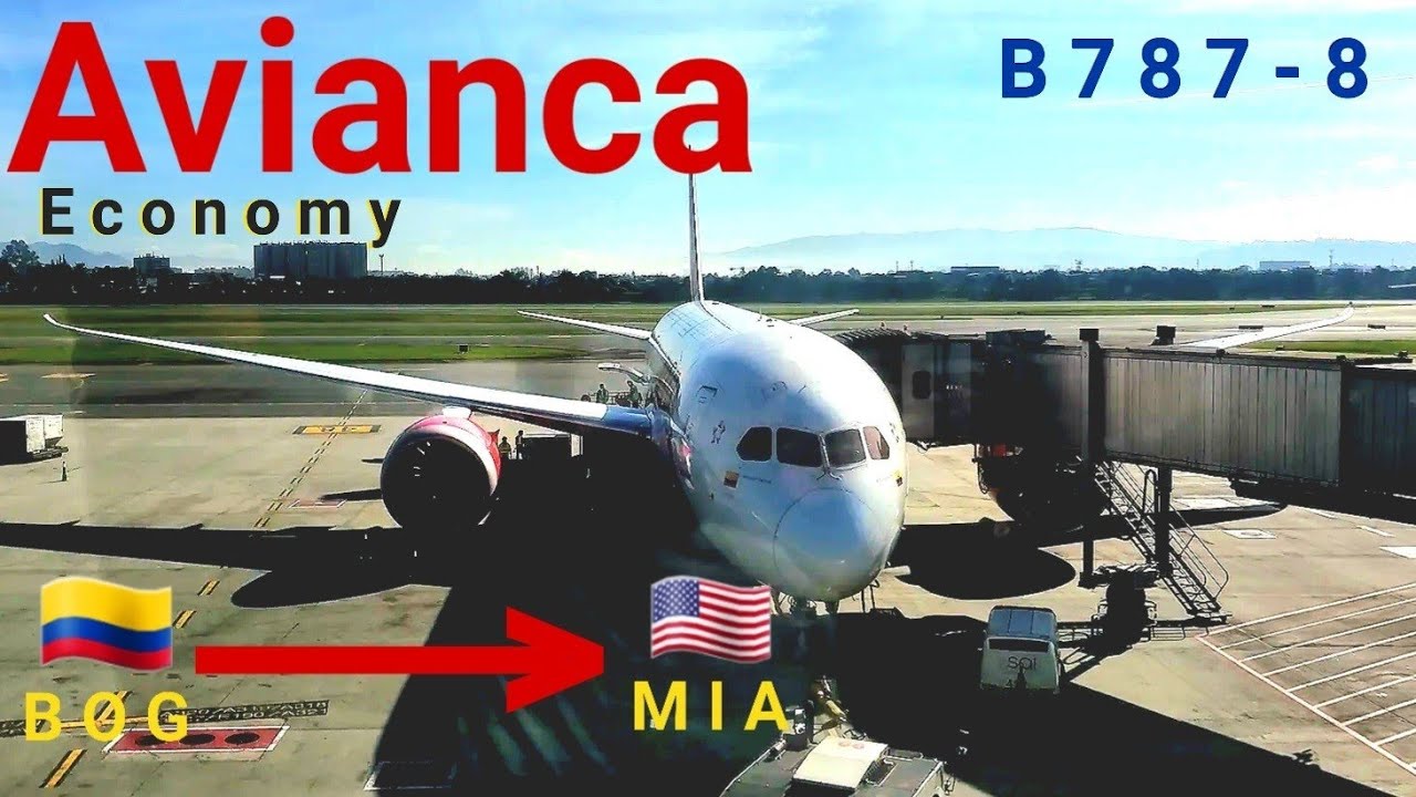 Avianca B787-8 Economy Trip Report | Bogota (BOG) - Miami (MIA) |4K|