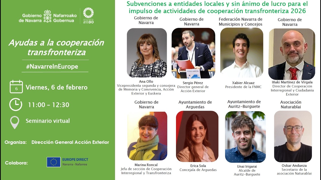 Vídeo del seminario de la convocatoria de ayudas transfronterizas 2026