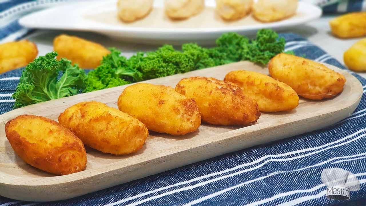 Croquetas de salmón. Receta de aprovechamiento. Que hacer con restos de comida.