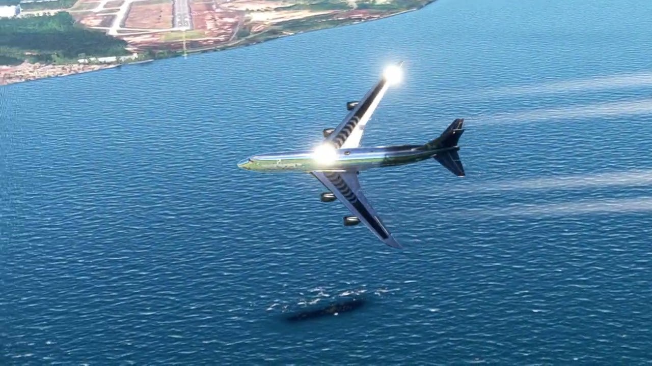 Dragged by the wind when landing at Santos Dumont airport 'game