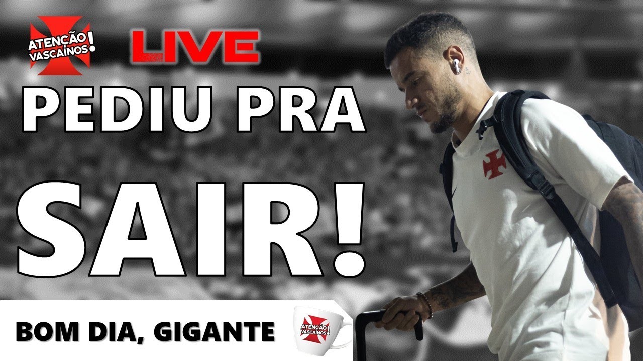 QUE LOUCURA! CAPITÃO DO VASCO PEDE RESCISÃO DE CONTRATO. BASTIDORES QUENTES. DINIZ NA BERLINDA