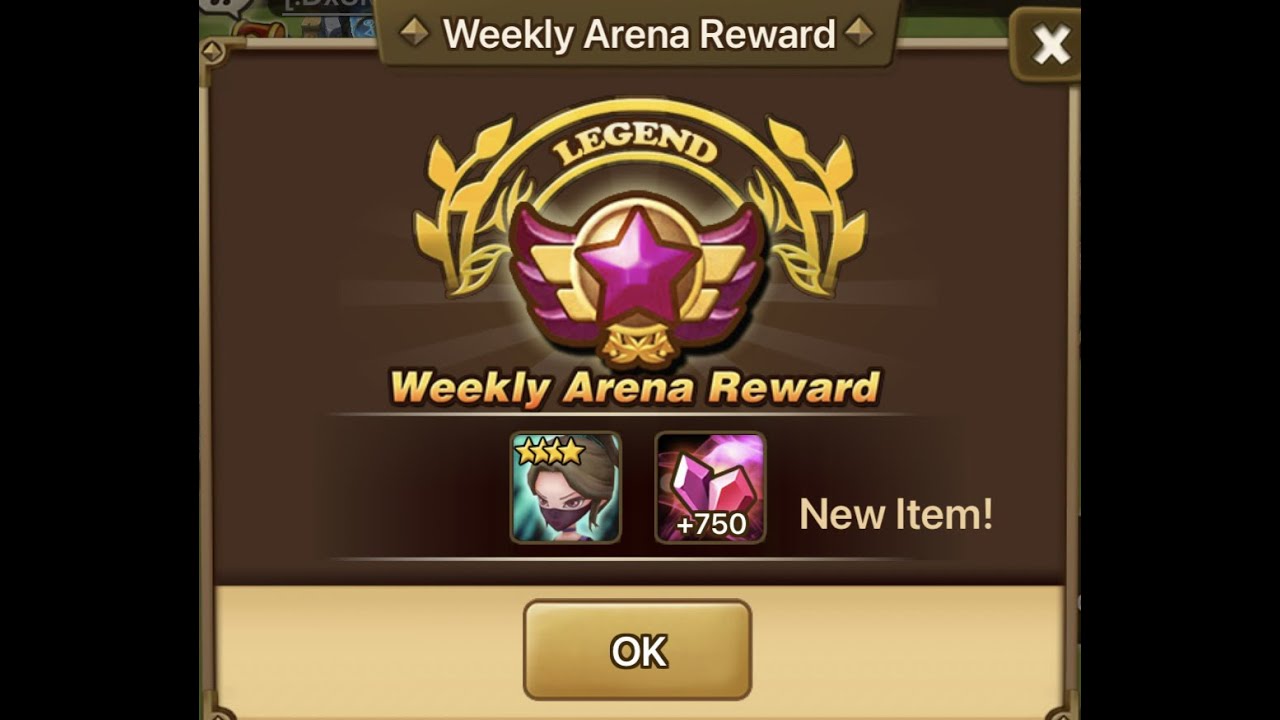 Summoners War Arena Rush Global Server Legend