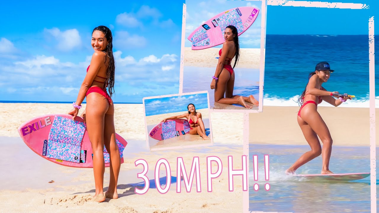 I FLEW ACROSS THE BEACH GOING 30MPH!!! (THIS WAS INSANE!!)