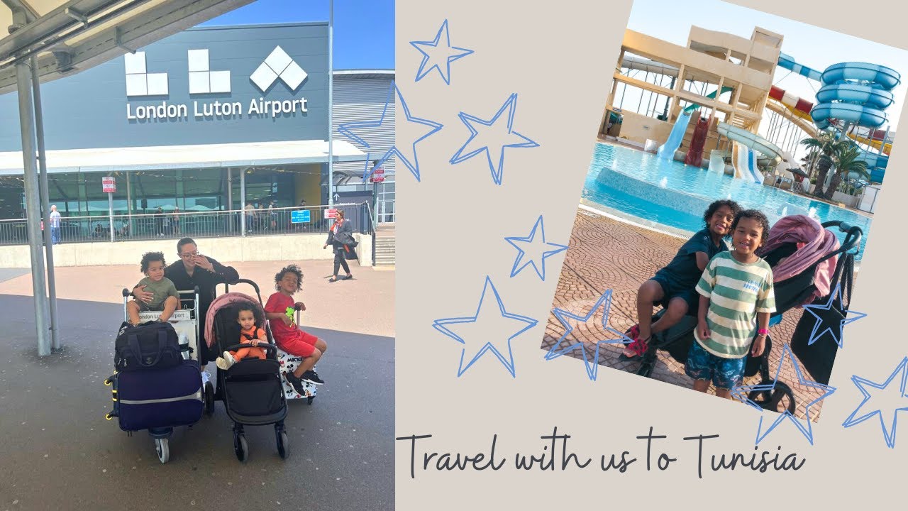 Travel Vlog | Family Travel | Flying with 3 kids under 5 | Tunisia Travel Vlog