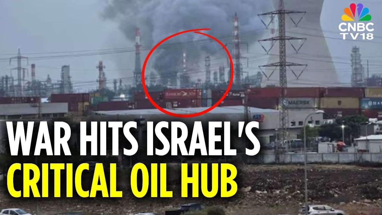 Iran Missile Attack Hits Oil Refinery In Israel's Haifa | WATCH Special Ground Report Bazan Refinery