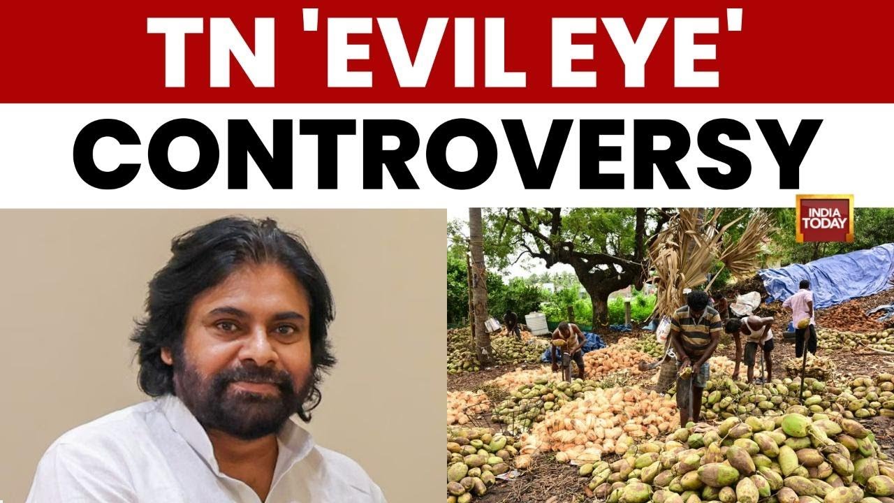 Pawan Kalyan Sparks Controversy, Blames Telangana &lsquo;Evil Eye&rsquo; for Dying Konaseema Coconut Trees