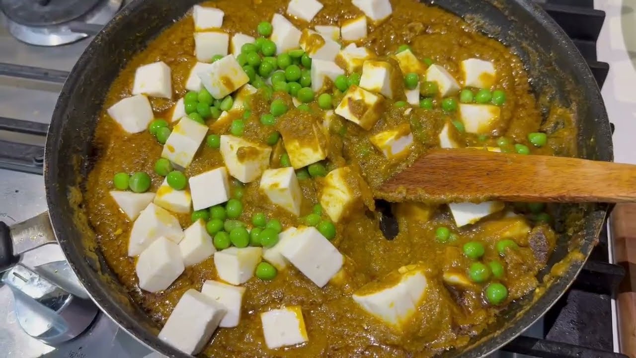 Paneer Mutter Masala Recipe.