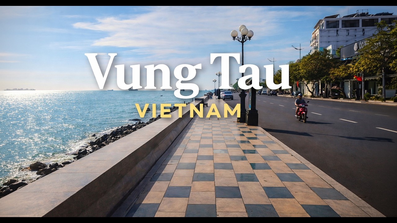 VIETNAM, Vũng Tàu | Seaside Run, Coastal | 4KM Virtual Treadmill