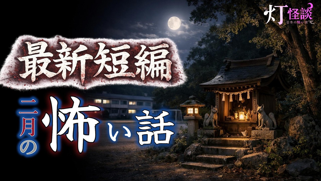 【最新投稿作：2月の短編怪談８選】「助けてください」「北海道・廃村　2023年9月」「コンタクトの漬物」「川の神様」「お返しの習慣」「指切峠」「○○中学校の祠掃除」「作り話」【怪談朗読/奇々怪々】