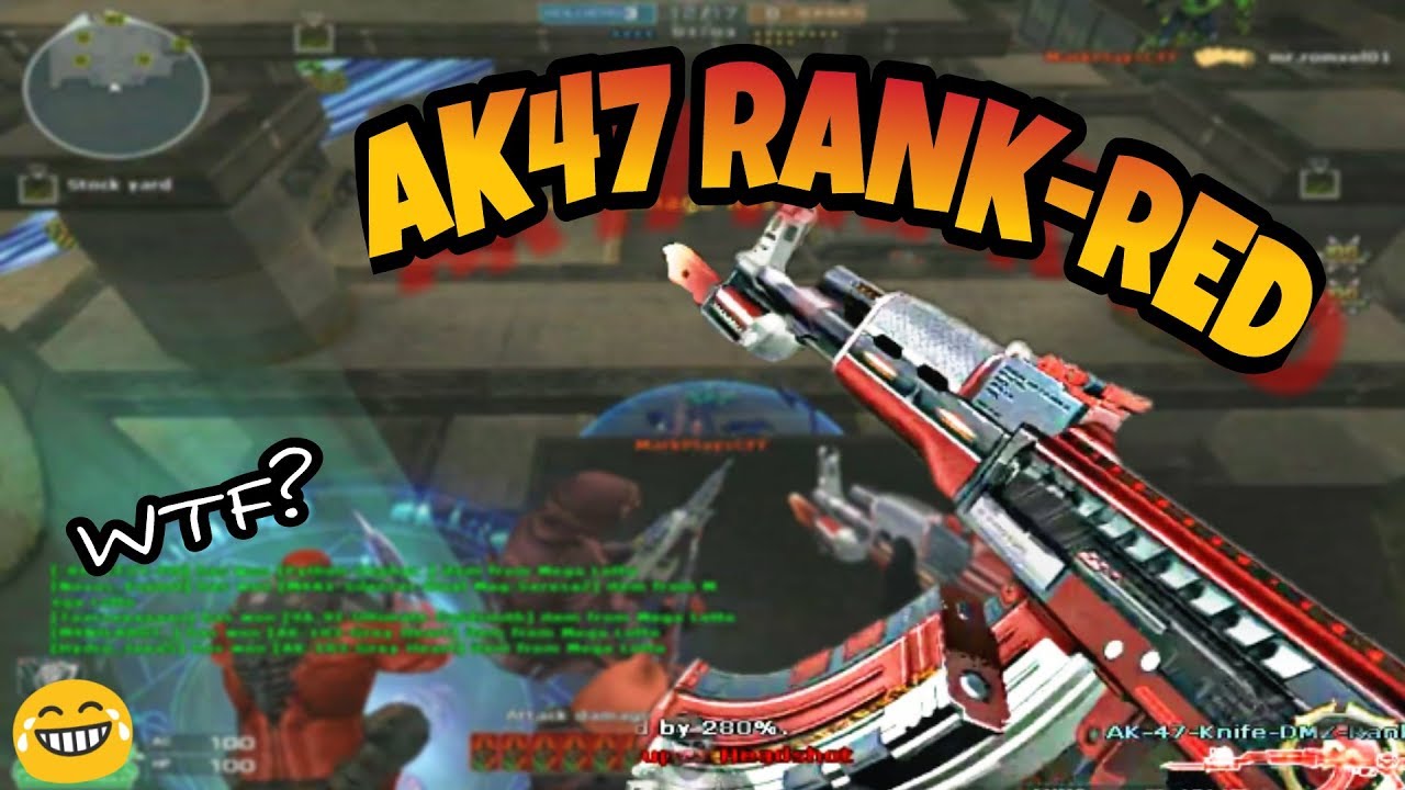 CrossFire: AK-47 Knife-DMZ Rank-Red (GamePlay)| EJRM ZombieV4