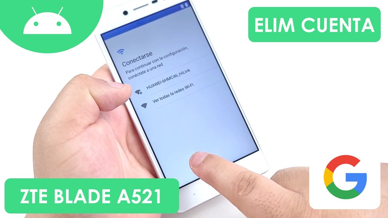 Eliminar Cuenta de Google ZTE Blade A521