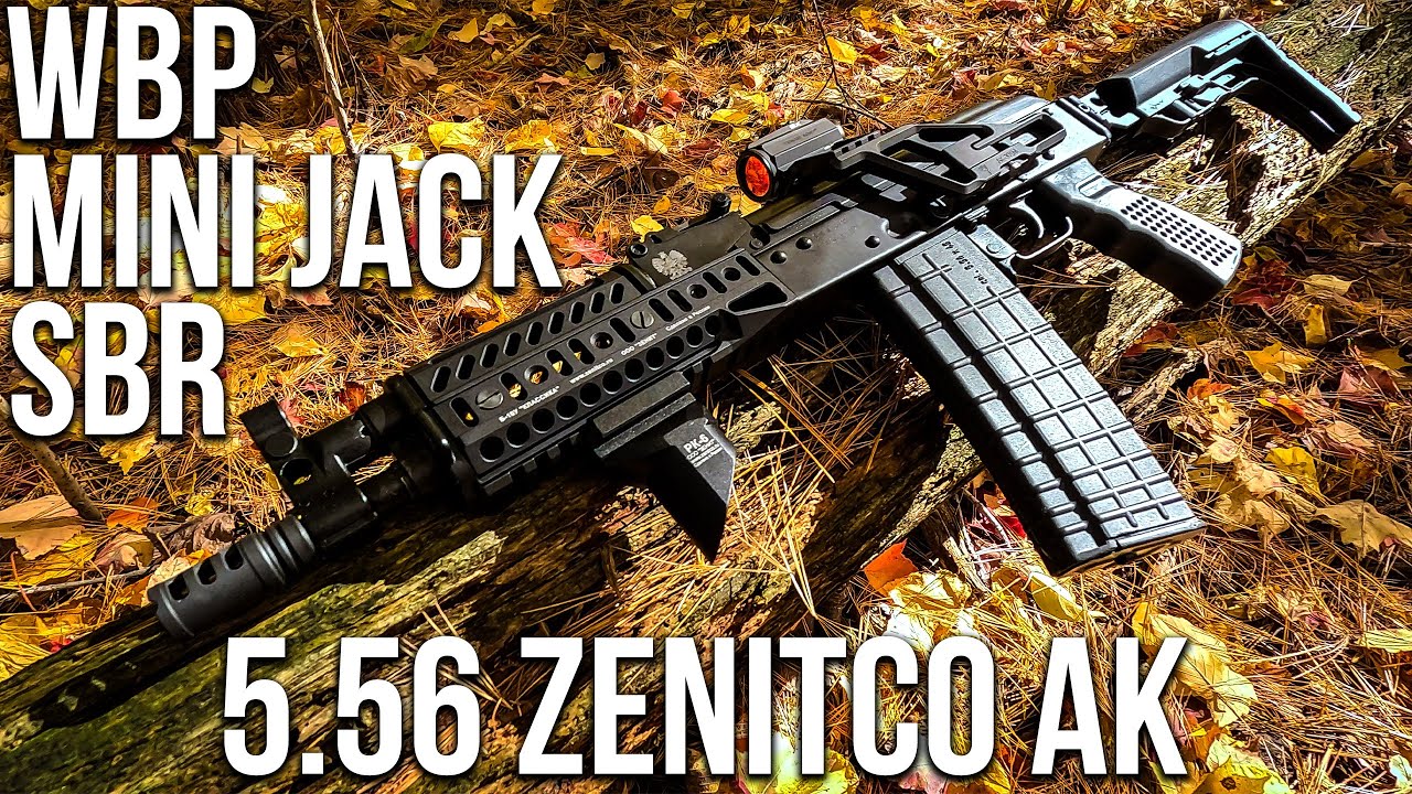 WBP Mini Jack 5.56 AK | Zenitco Upgrades - Polish AK SBR Suppressed w/Dead Air Wolverine