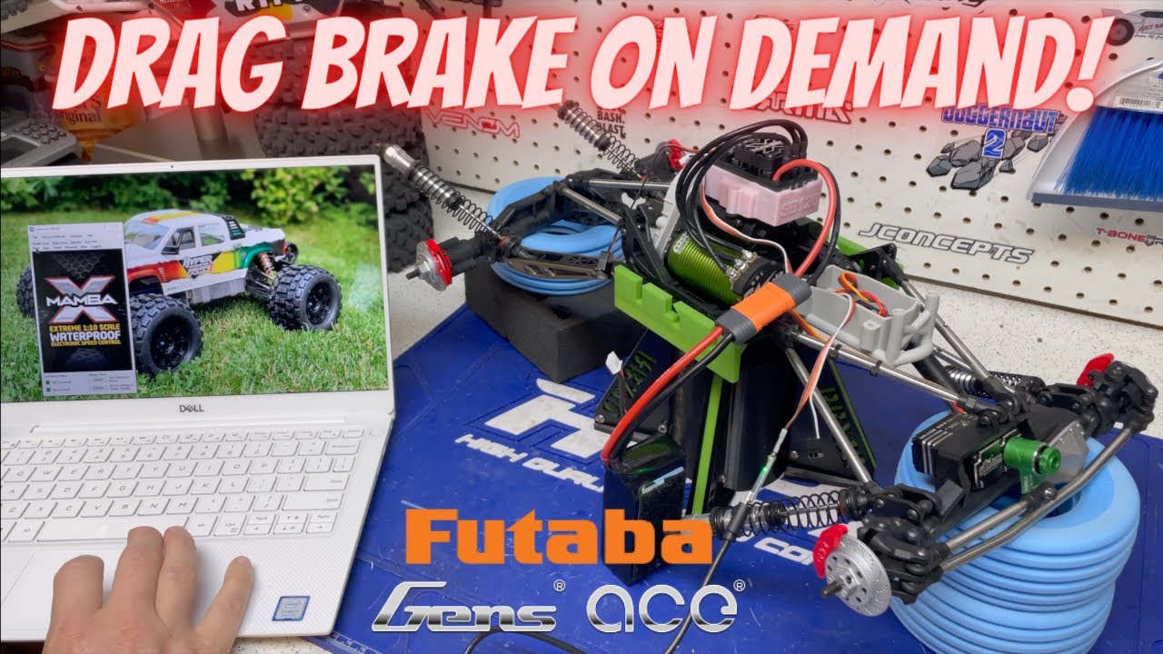 Castle Mamba X Install in the Axial Ryft (On Demand Drag Break)