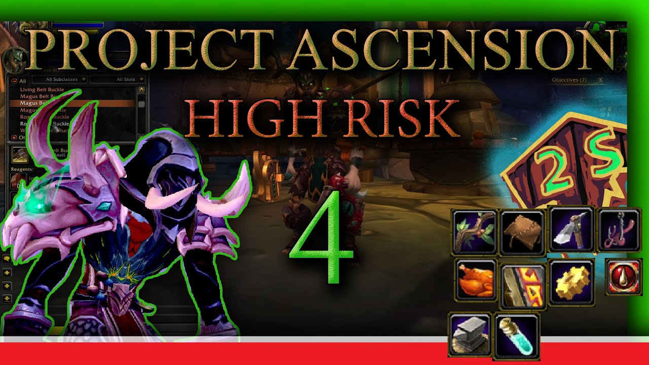 High Risk Profession Enchants, Food, Potions - 2Siders' High Risk Guides - WoW Ascension Season 7