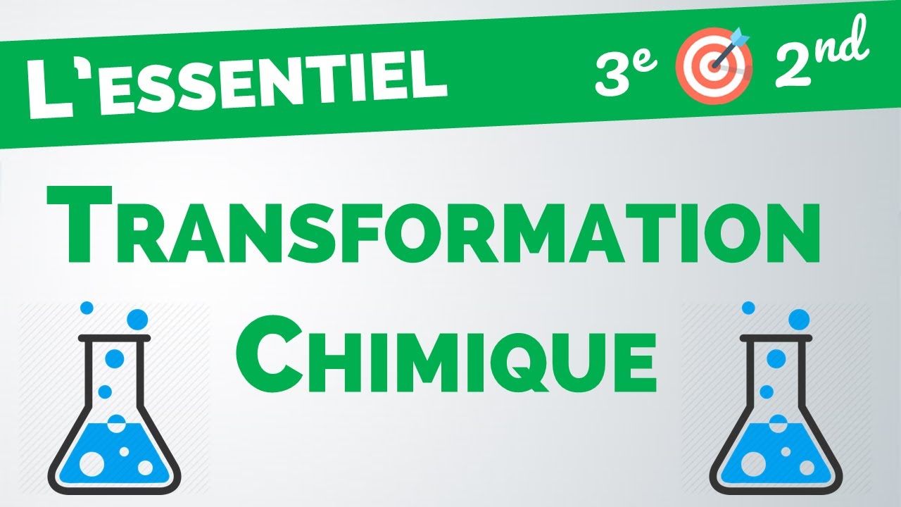 TRANSFORMATION CHIMIQUE ⭐️ L'essentiel pour r&eacute;viser | Coll&egrave;ge &rarr; Lyc&eacute;e