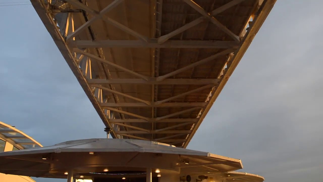 Going under Yokohama Bridge 2019 on Celebrity Millennium Port Short