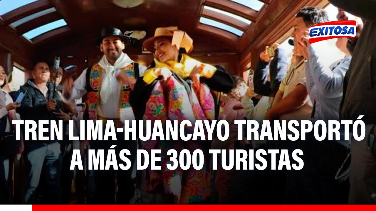 🔴🔵Tren turístico Lima-Huancayo transportó a más de 300 turistas por Semana Santa