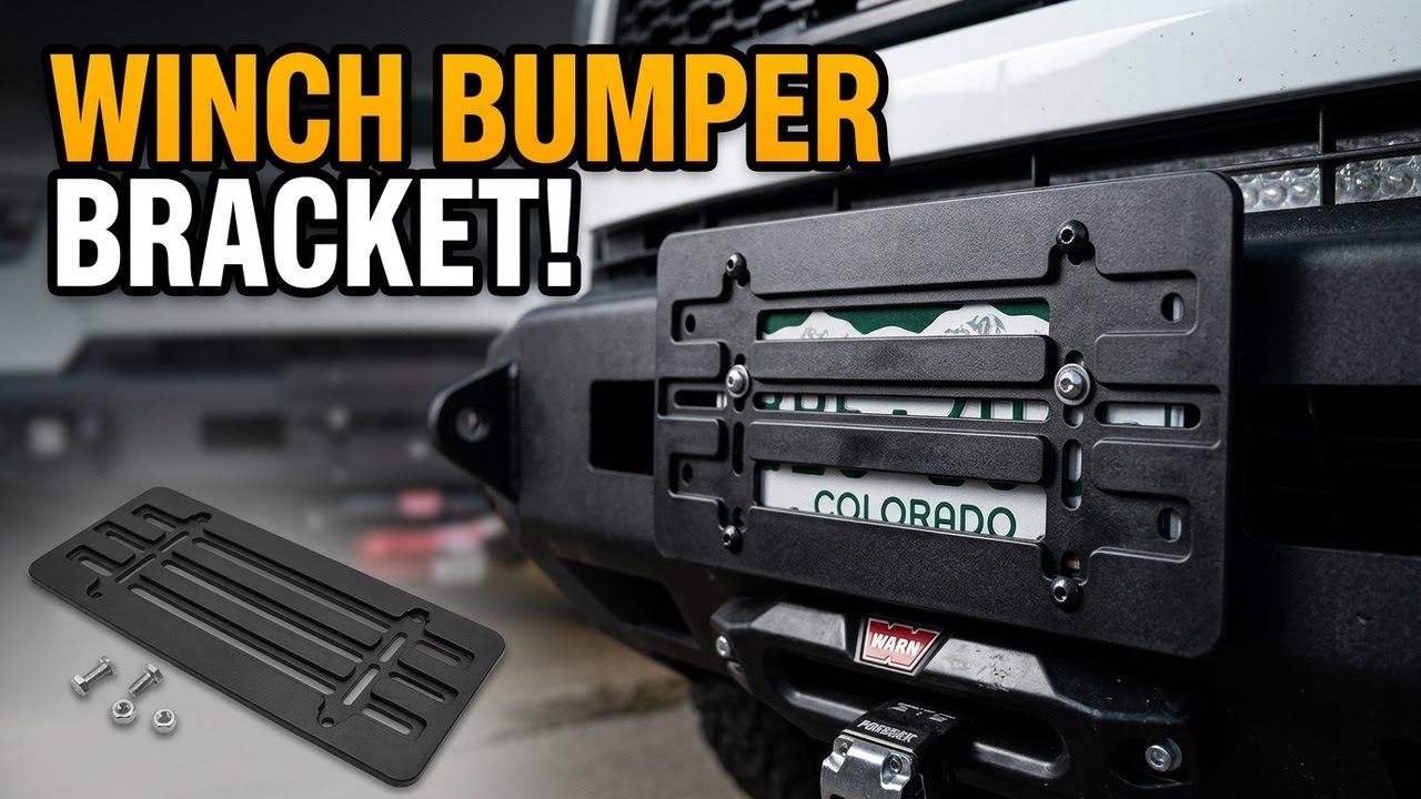 Discover the Ultimate Universal License Plate Bracket Today!