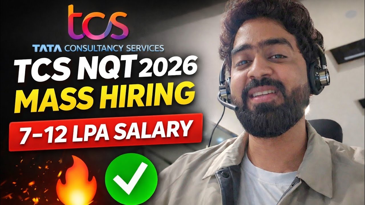 Mass Hiring Alert | TCS NQT 2026 Registration Started | Full Details + Apply Link | Don’t Miss This!