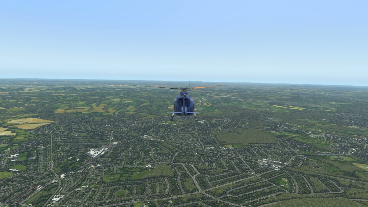 X-Trident Bell-412 -- Damyns Hall (EGML) → Shoreham (EGKA) -- X-Plane 11.53