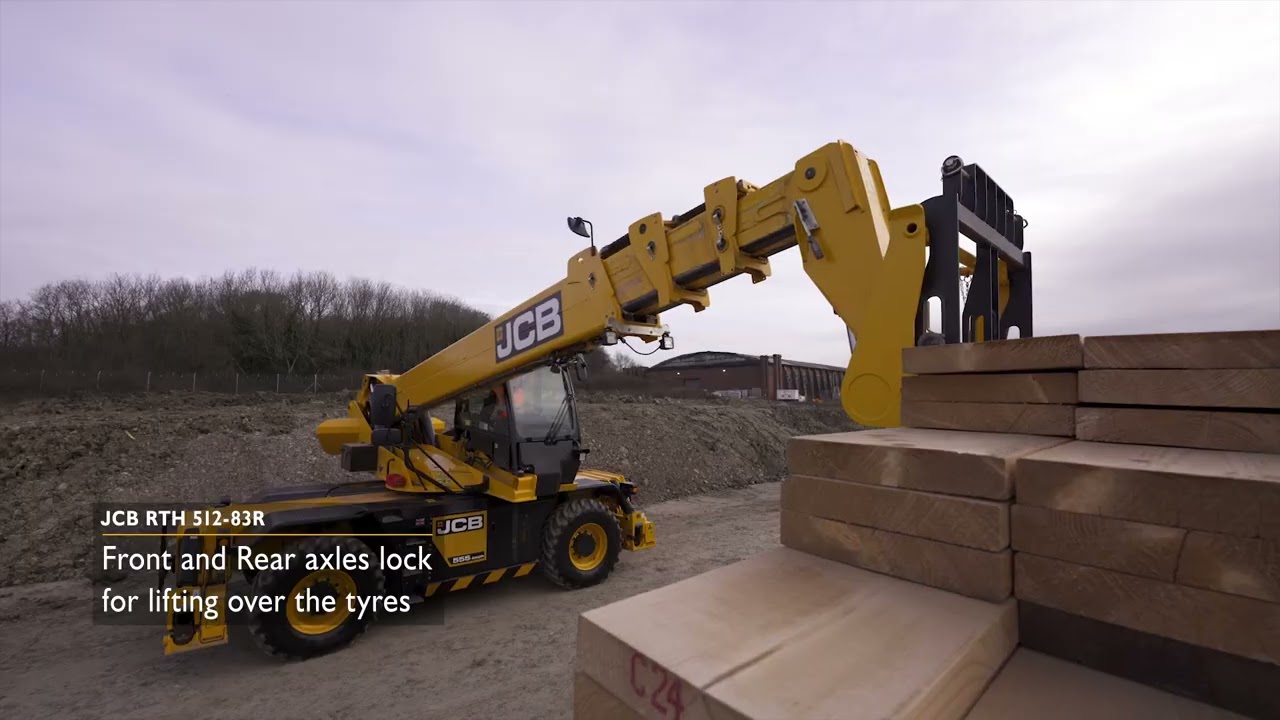JCB 512 83R Roto Telehandler Key Features