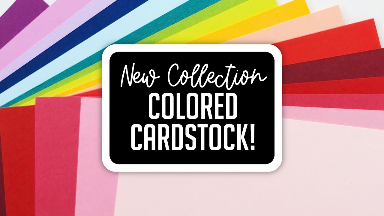 Colored Cardstock! In CP Designs colors!!!