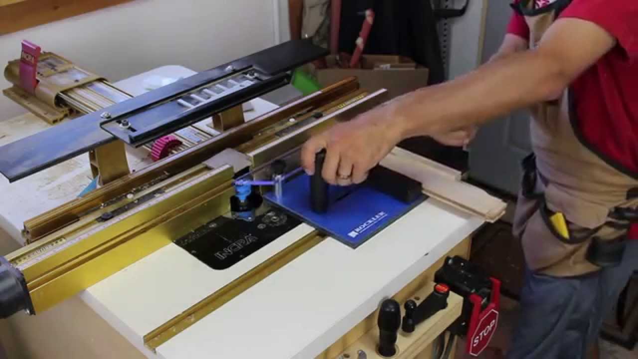 Демонстрация каретки для обработки торцов Rockler | Glass Impressions