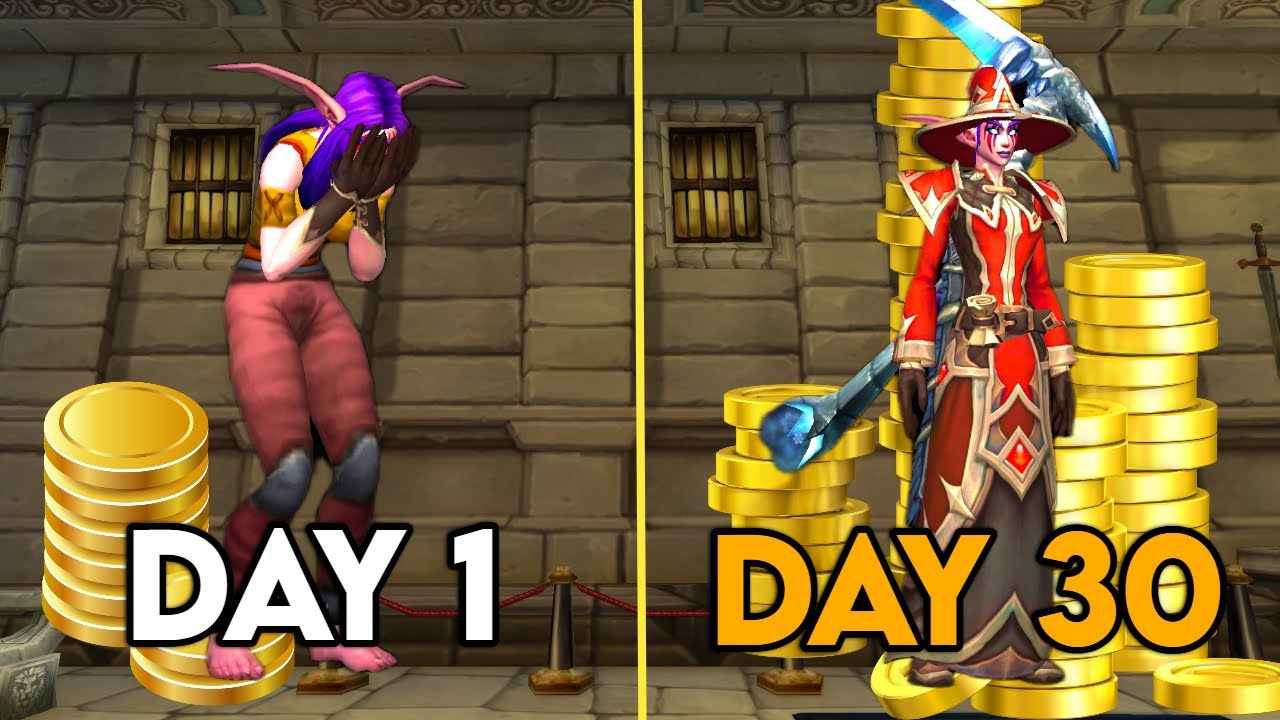 I Spent 30 DAYS Selling TRANSMOGS To See How Much GOLD I Can Make
