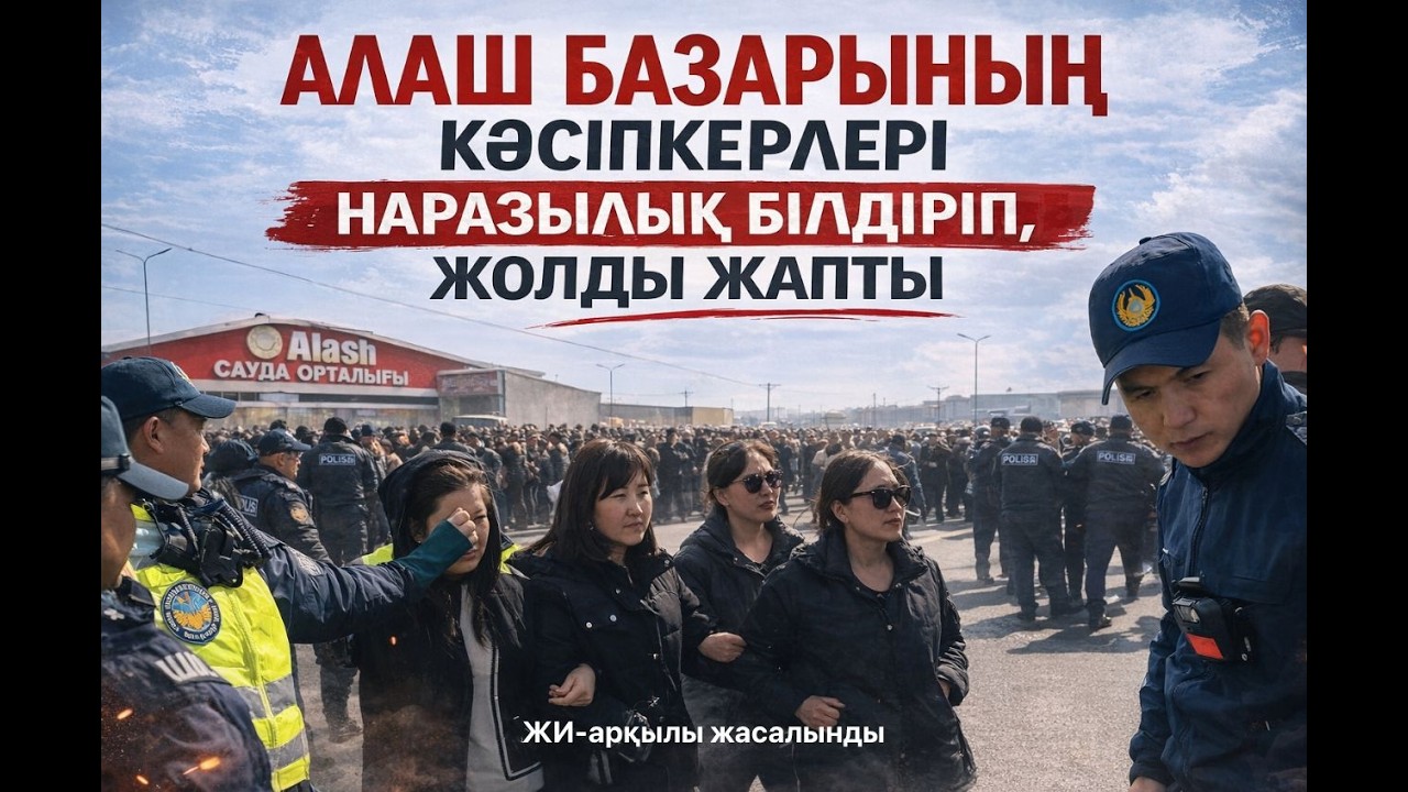 Шымкентте наразы кәсіпкерлер шу шығарды