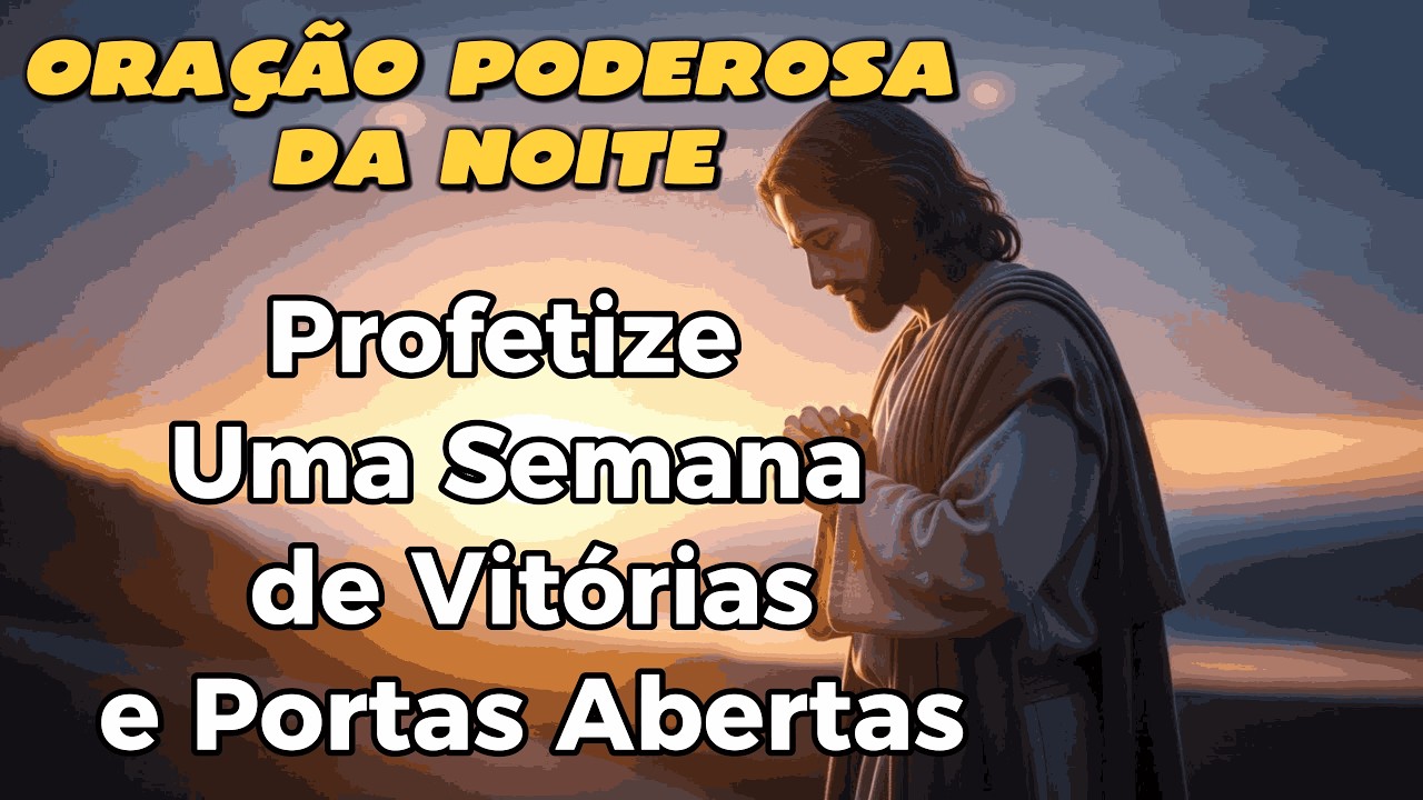 Oração de Domingo à Noite 15/02 - Deus Vai Abençoar Sua Nova Semana