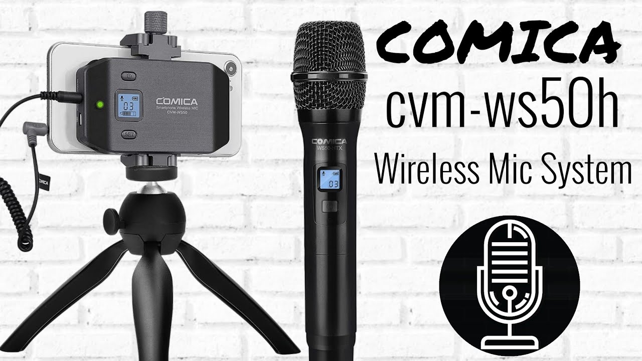 Comica CVM-WS50(H) Wireless Handheld Microphone System - Test / Review - Perfect Simple Vlog Setup?