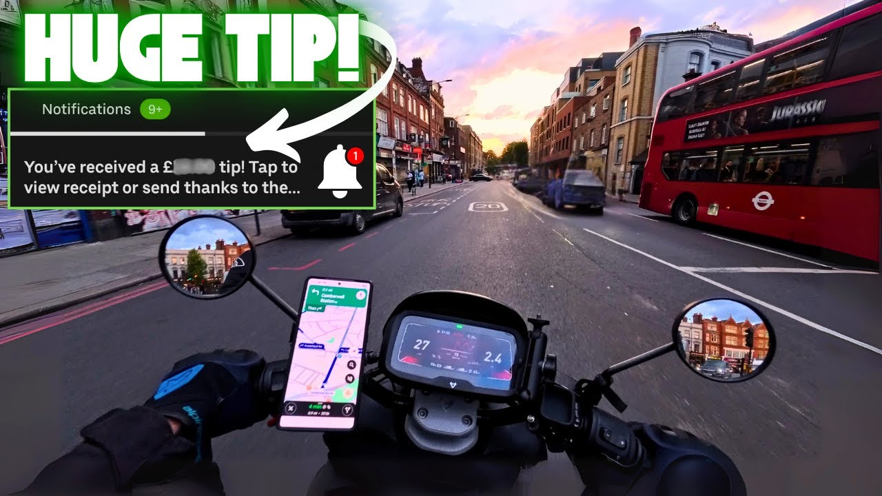 Starting My UberEats & Deliveroo Shift At 7AM On A Sunday – I Couldn’t Believe How Much They Tipped!