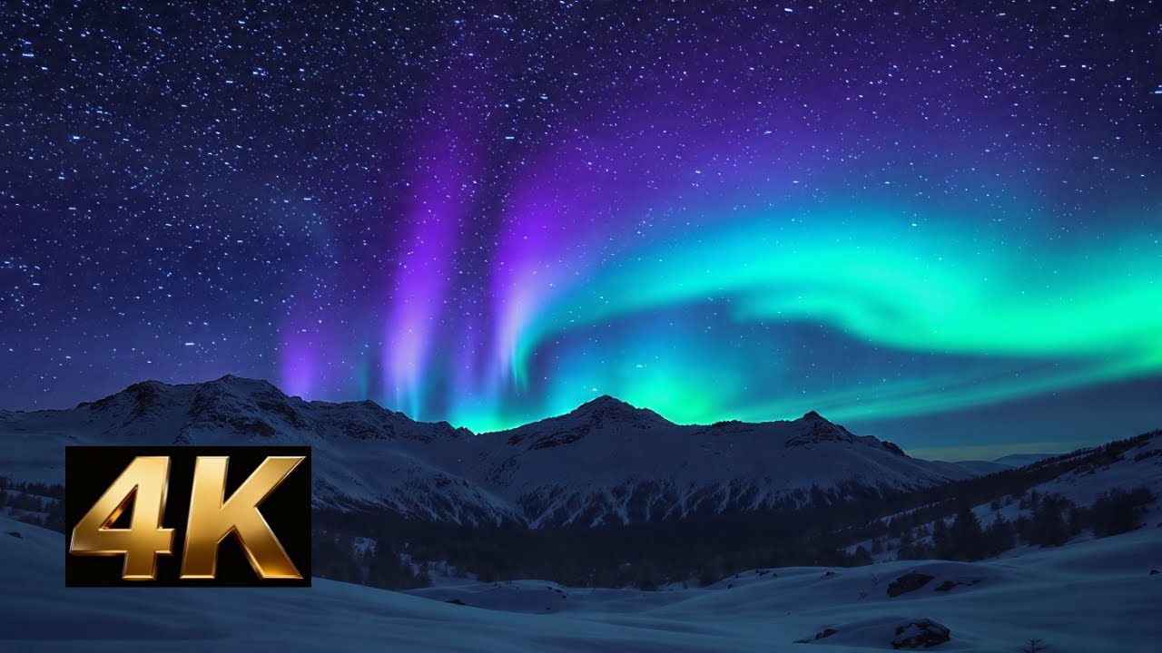 Aurora Sleepwaves — Cinematic Winter Ambient | Northern Lights, Soft Pads & Deep Relaxation
