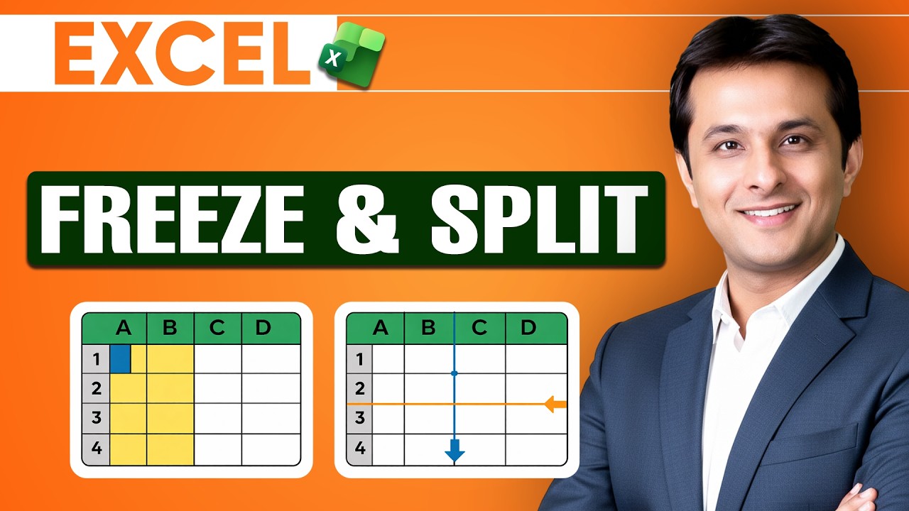9.1 How to Use Freeze & Split Panes in Excel (Step-by-Step Guide)