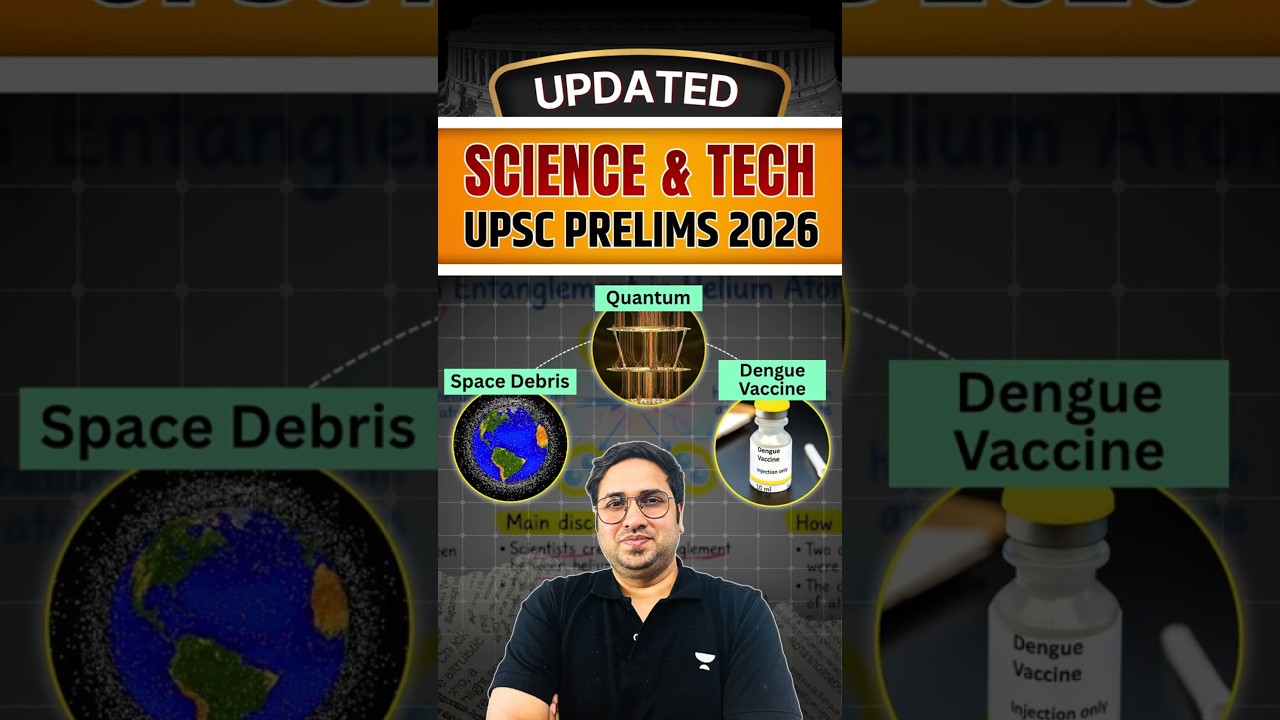 3 Science & Tech Questions That Can Come in UPSC Prelims 2026! 🔥 #shorts #upsc