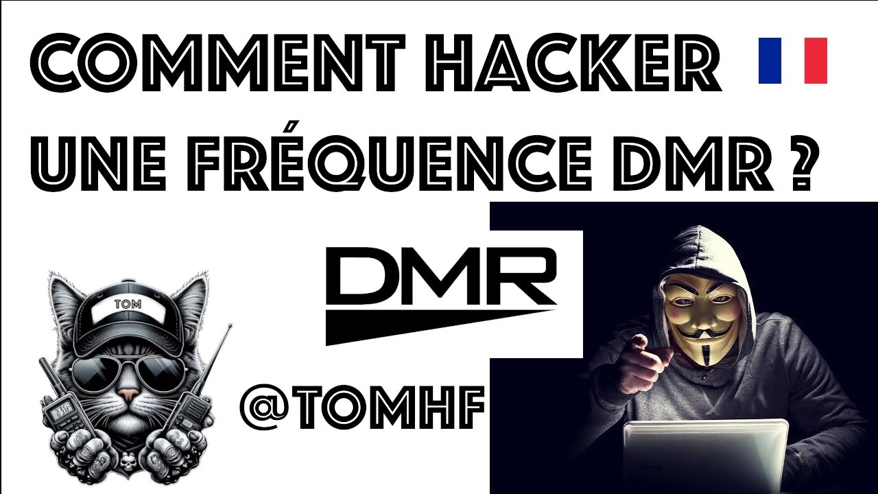 Comment HACKER une fréquence DMR avec 2 talkie-walkie !