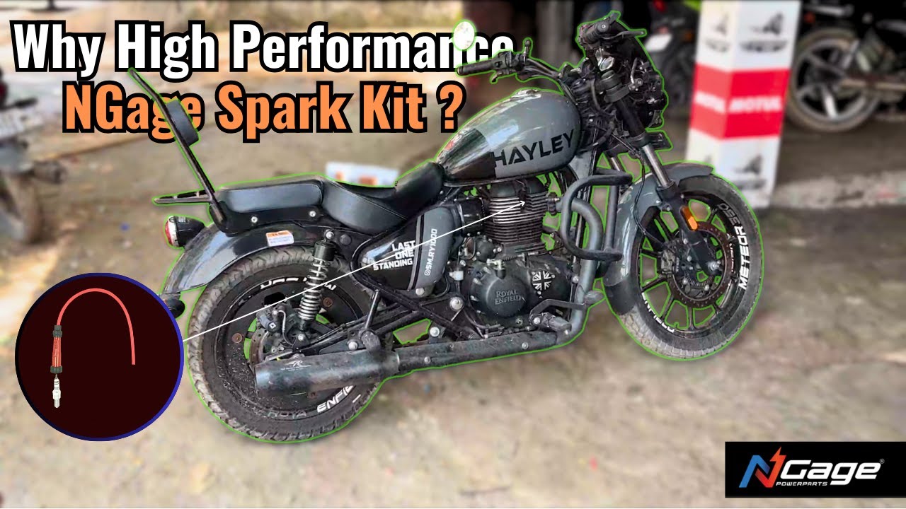 RE Meteor 350 Gets a Power Boost! 💥 NGAGE Spark Plug Mod | Performance Upgrade You Can Feel!💪