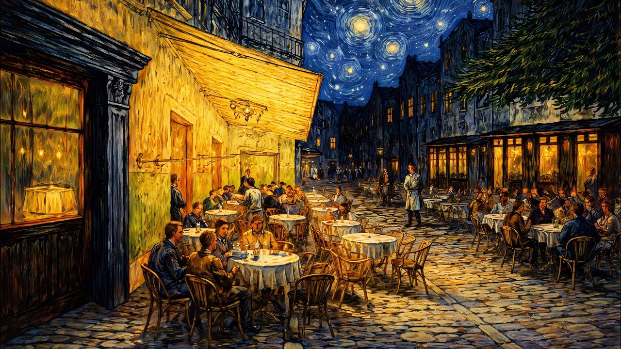 Van Gogh Inspired Landscape Art | Swirling Skies | Bold Colors & Dynamic Nature | GVS