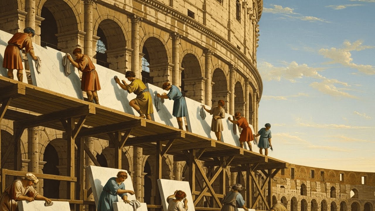 Cómo los esclavos construyeron el Coliseo de Roma