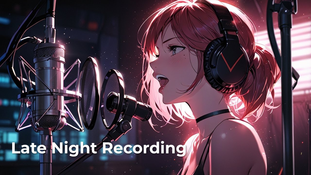 Midnight R&B Recording Session |  | Night Studio Vibes　深夜のR&Bレコーディング🎤｜｜幻想的チルBGM