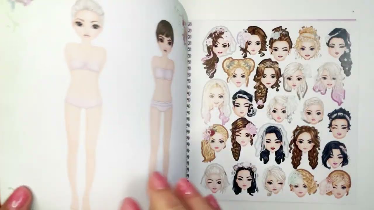 Top Model Depesche Wedding  Dress me up - flip through book review