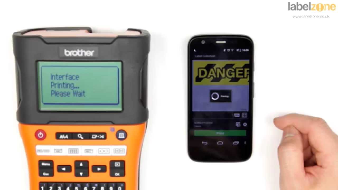 Brother PT-E550 Industrial Hand Held Label Printer - Unboxing and features