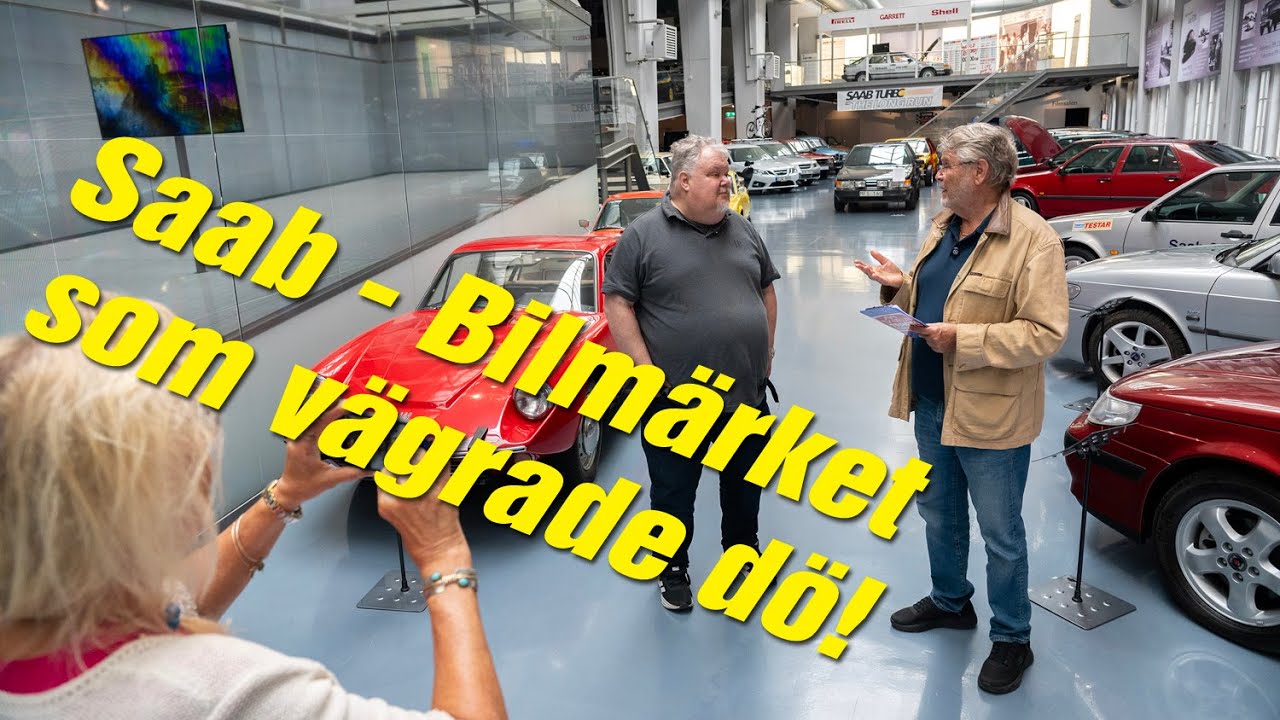 PREMIÄR Saab Car Museum  med unika rariteter -  BilTV med Perstad